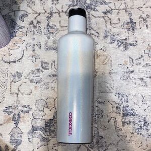 Iridescent corkcicle water bottle
